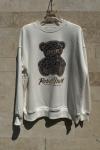 REBEL AYICIKLI ŞARDONSUZ SWEAT 65 CM  Beyaz